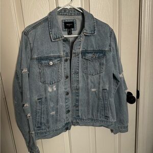 DENIEM JACKET BABY BLUE!!